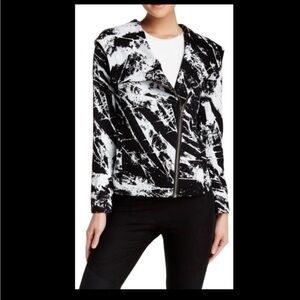 Helmut Lang Tera Print Sweatshirt Jacket SZ XS